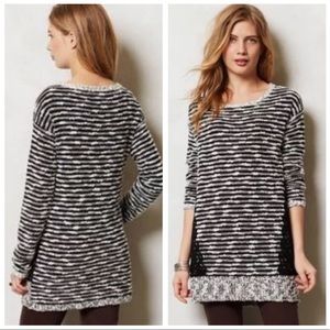 Anthropologie MOTH Stripe Wool Tunic